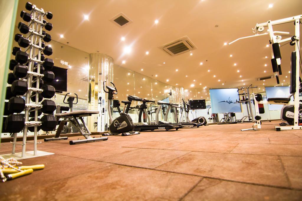 Rest Night Serviced Apartments- Alhamra Riyadh Bagian luar foto A gym in Japan